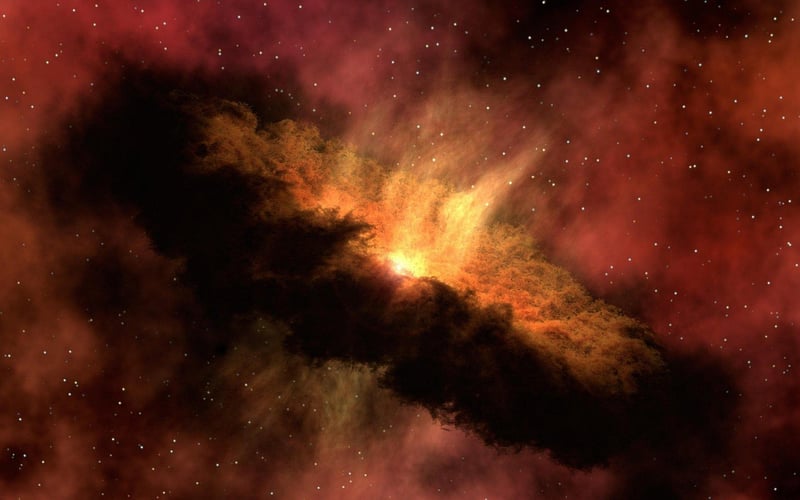 Spacecraft in outer space